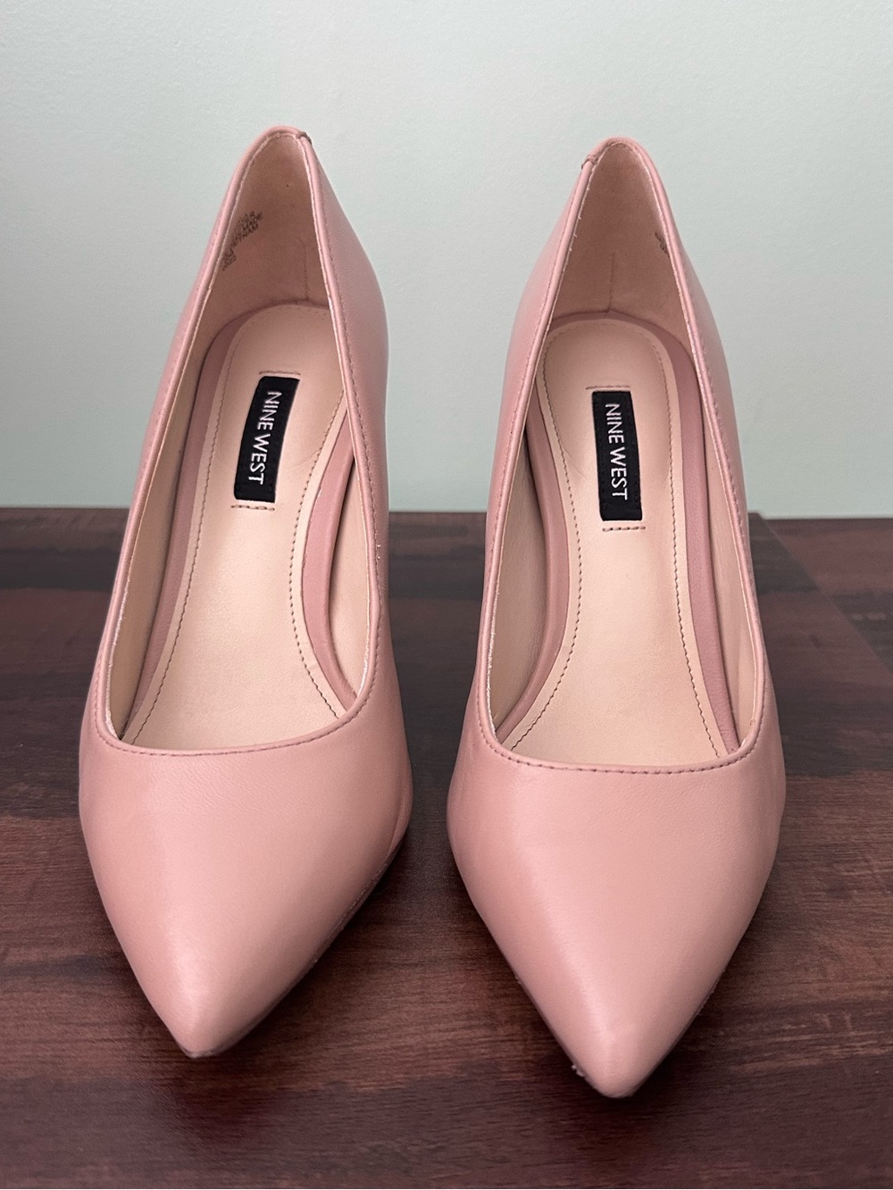 Nine West blush/nude stilettos